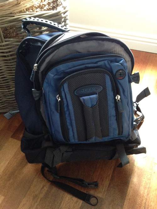 old basic backpack