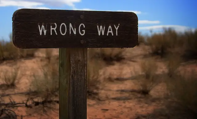 Wrong Way!