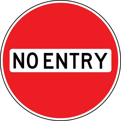 No Entry