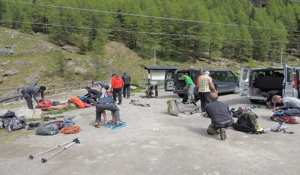 Getting Ready In The Car Park