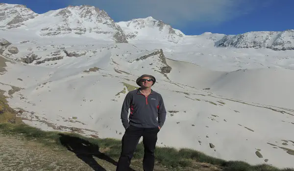 Gran Paradiso From The Chabod Hut