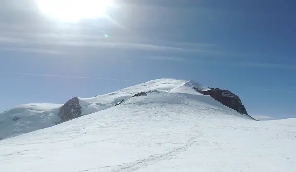 The Hot Sun On Mont Blanc