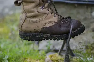 Wet Hiking Boots