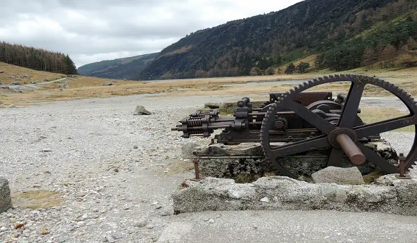 Old Mining Equipment At Glendalough