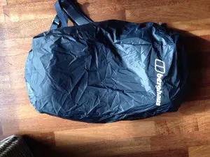 Day Pack With Rain Cover On