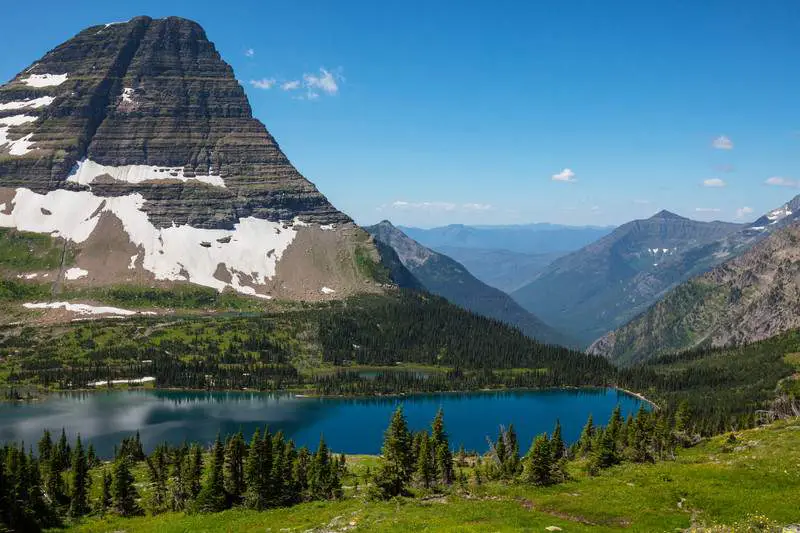 Hidden Lake in Glacier National Park Montana