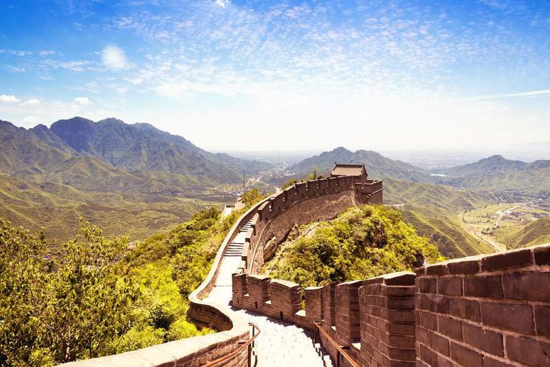 Beautiful View of the Great Wall of China