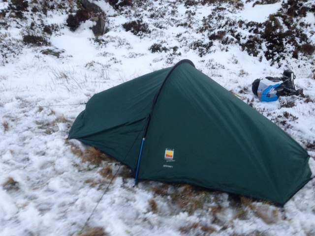 single person winter tent