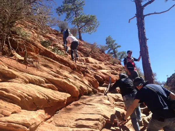 Start of Ridge Up To Angels Landing