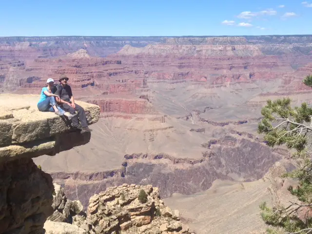 At The South Rim of the Grand Canyon