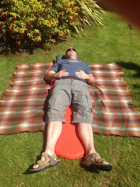 Lying on Thermarest ProLite