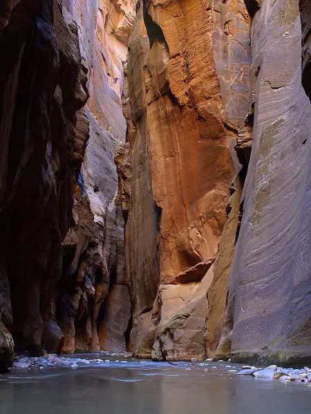 Zion Narrows Wall Street