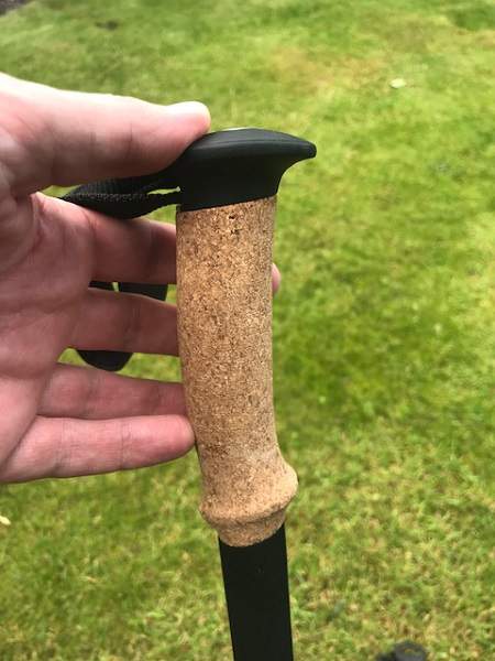 cork handle trekking pole