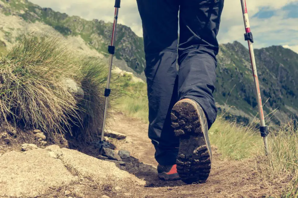 Man Walking On The Trail