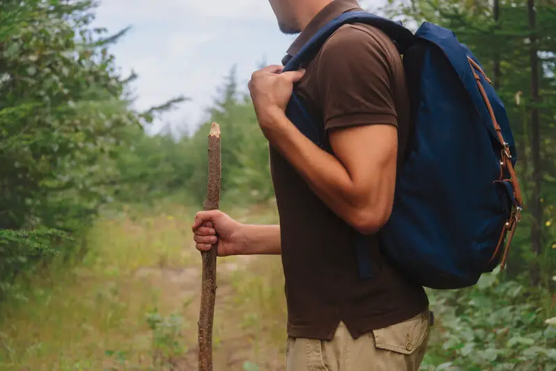 How To Use A Walking Stick For Hiking - coolhikinggear.com